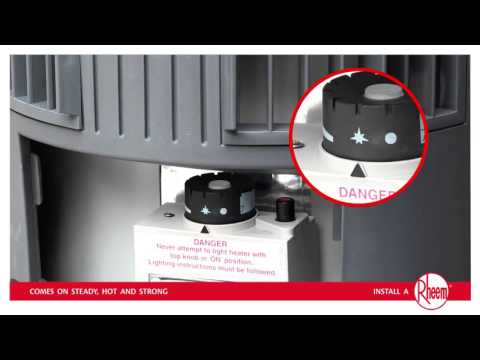 How to relight Rheem Stellar Gas Hot Water