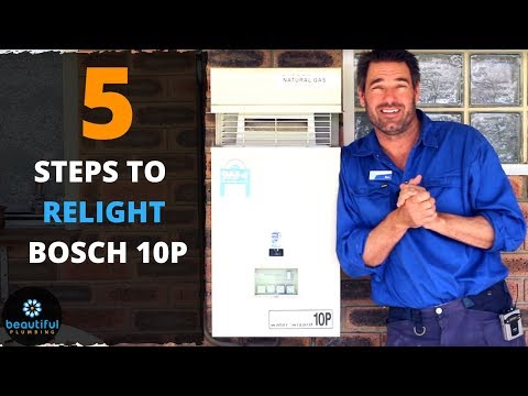 How to Relight Bosch Hot Water System. Quick. Easy