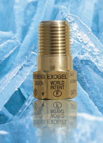 Exogel anti freeze valve