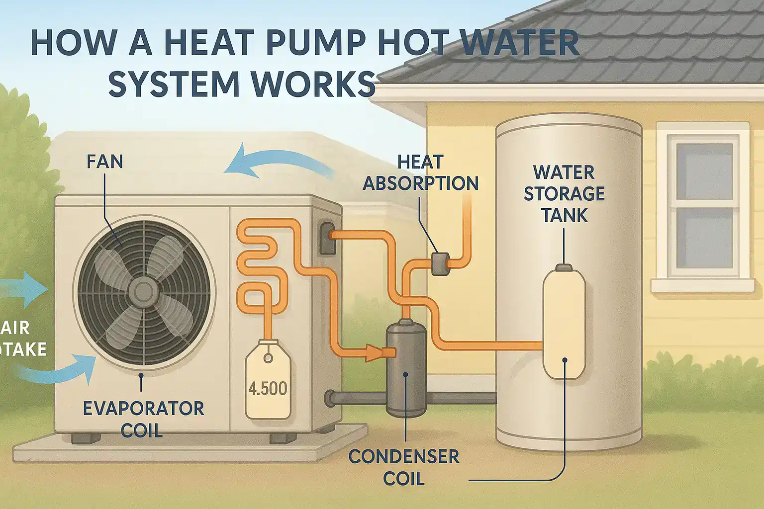 how-heat-pump-hot-water-system-works